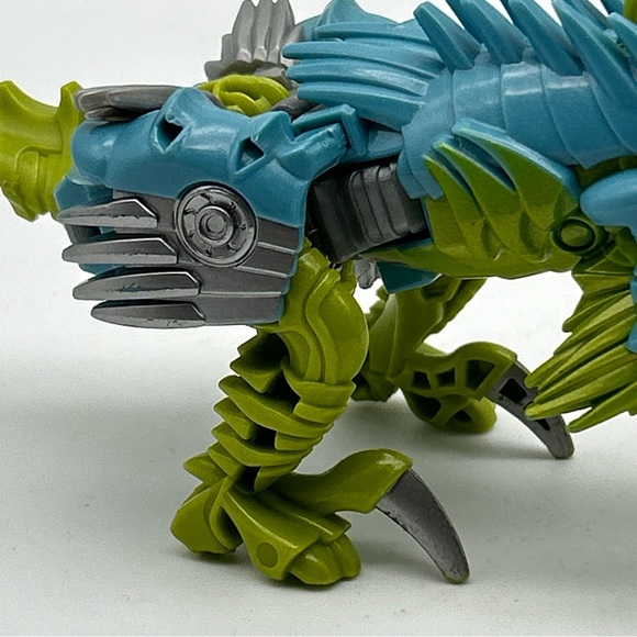 SLASH Age of Extinction Transformers 2014 One Step Changer Dinobot RARE Figure - Picture 7 of 15